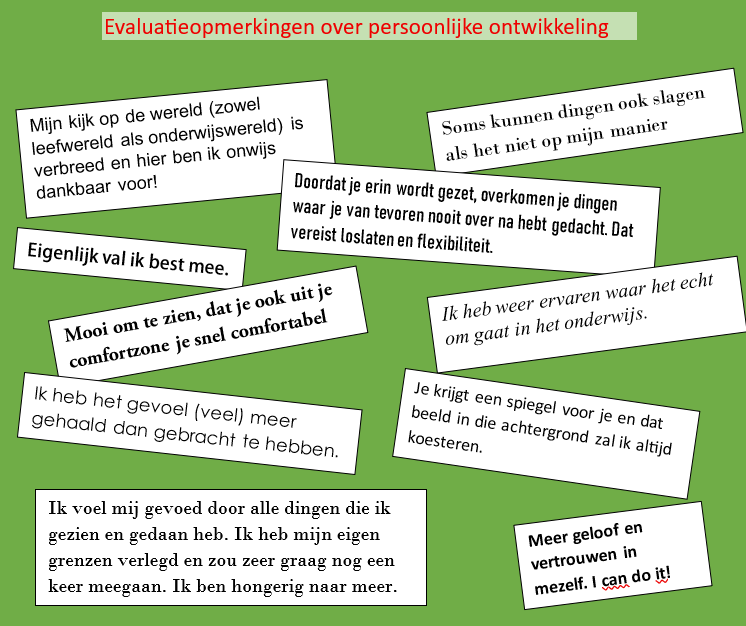 Evaluatieopmerkingen